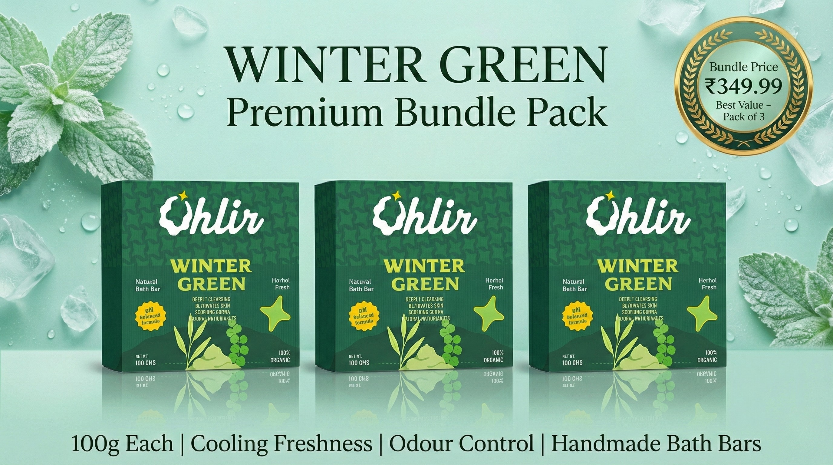 Winter Green - Odour Control & Deep Cleansing Soap