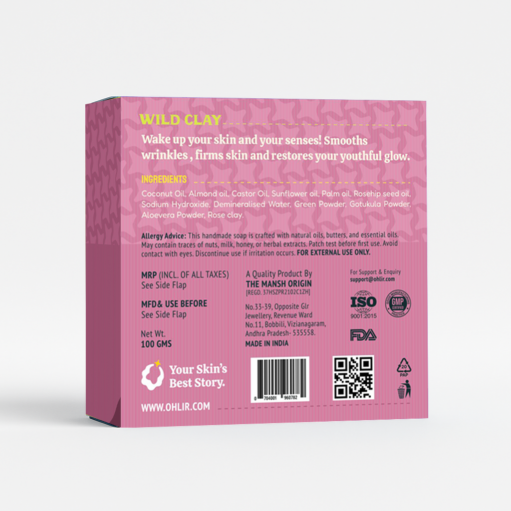 Wild Clay - Anti-Aging & Skin Firming Handmade Soap