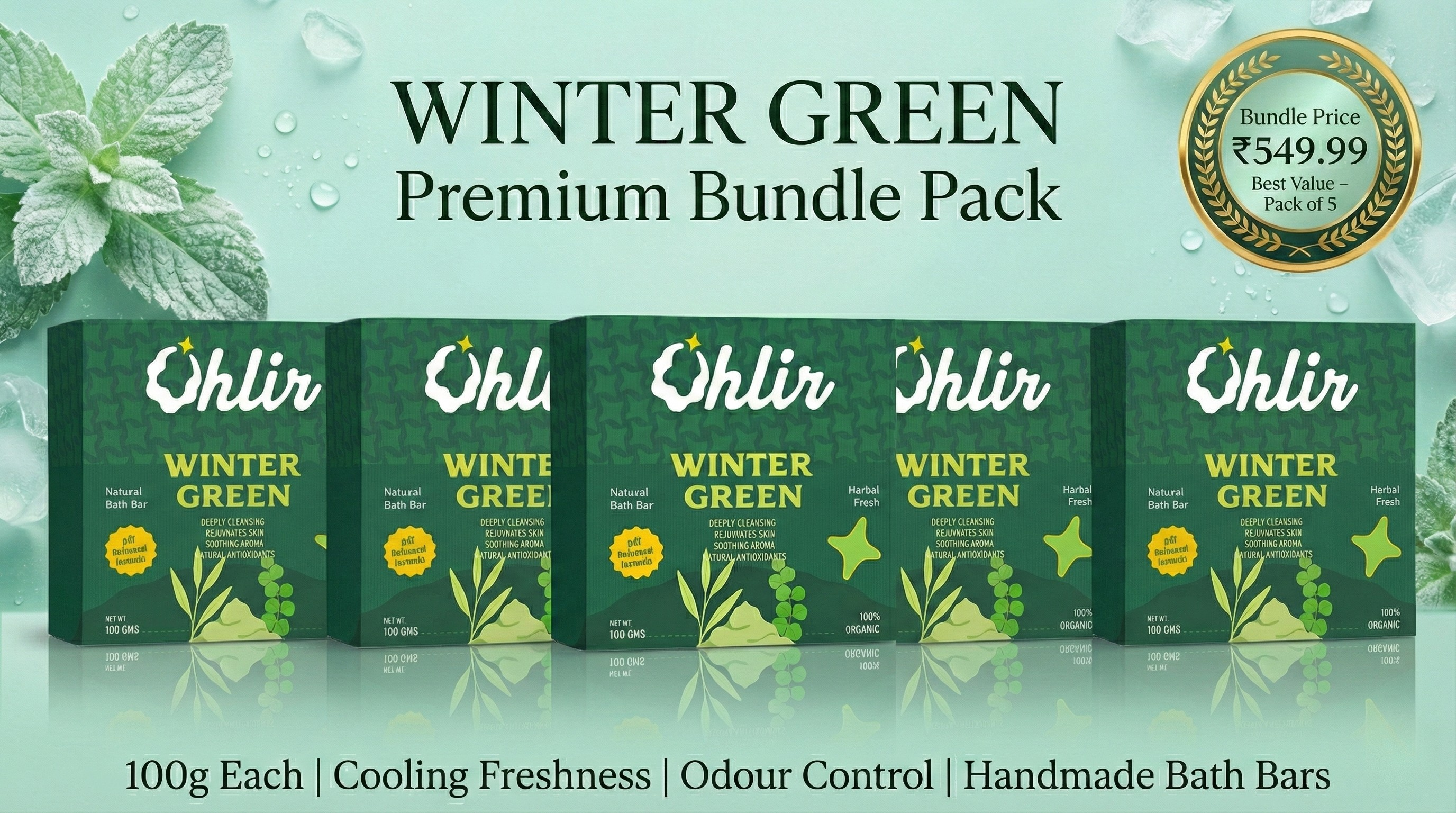 Winter Green - Odour Control & Deep Cleansing Soap