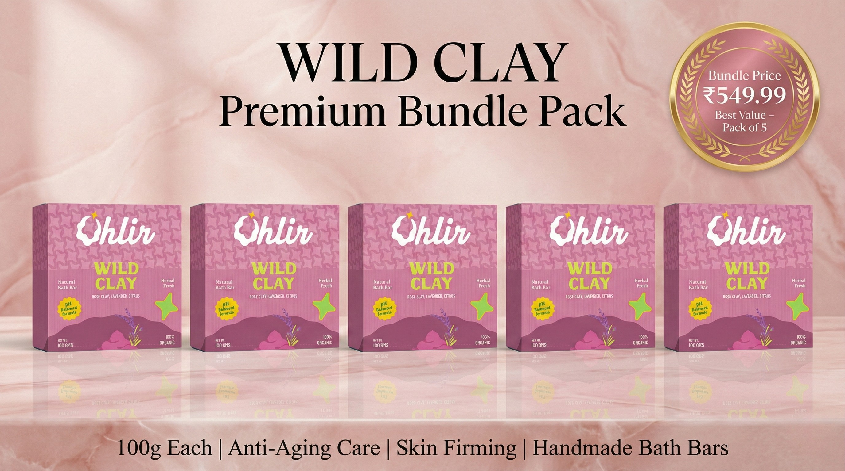 Wild Clay - Anti-Aging & Skin Firming Handmade Soap