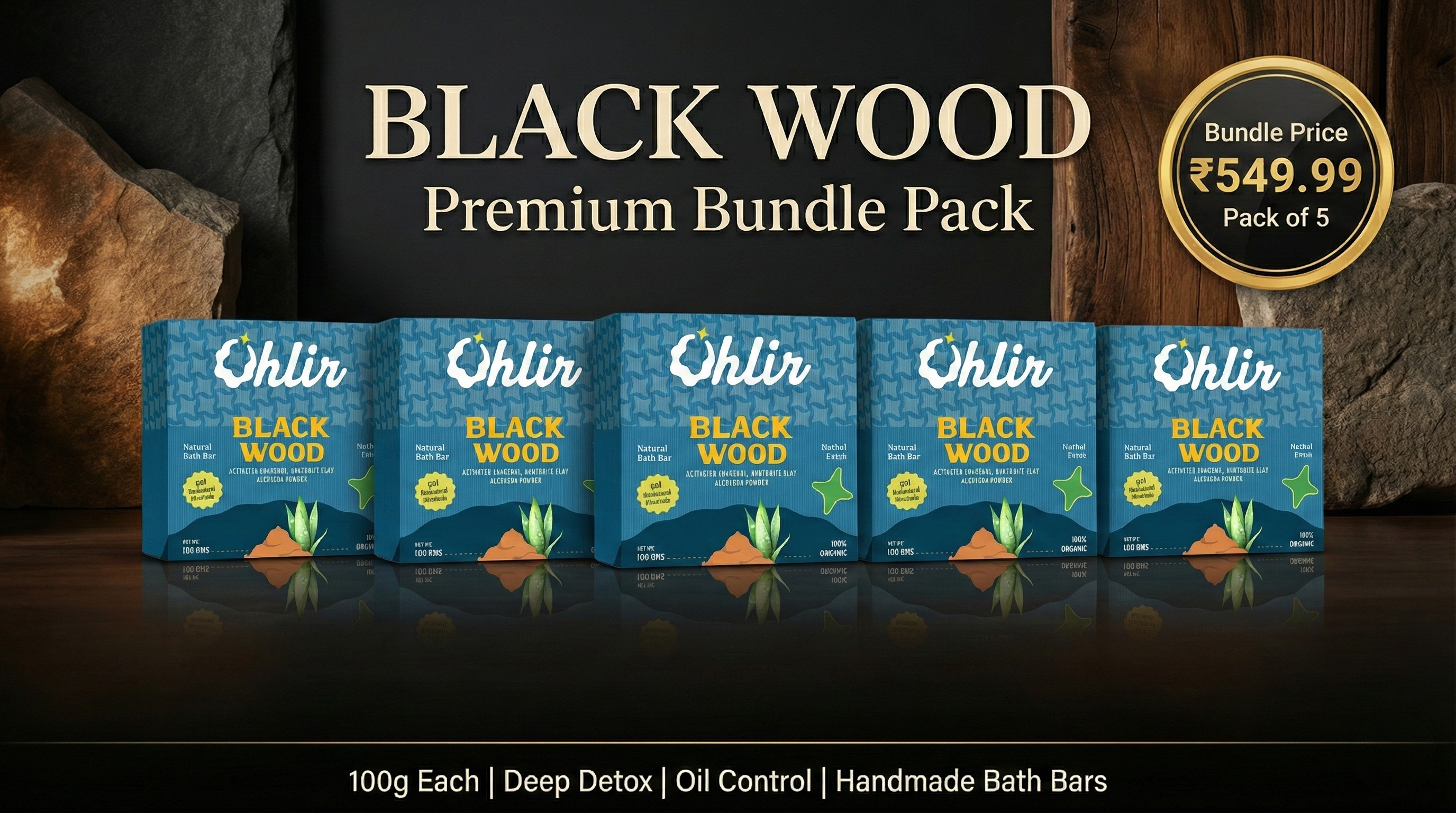 Black Wood - Deep Detox & Oil Control Soap